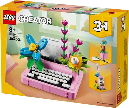 LEGO Typemachine met bloemen 31169 Creator 3-in-1 @ 2TTOYS | Official LEGO shop😊🥰 LEGO €. 26.49