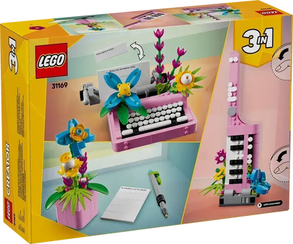 LEGO Typemachine met bloemen 31169 Creator 3-in-1 @ 2TTOYS | Official LEGO shop😊🥰 LEGO €. 26.49