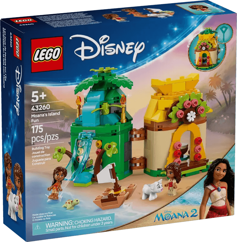 LEGO Vaiana's speeleiland 43260 Disney (Levering: Januari 2025) @ 2TTOYS | Official LEGO shop😊🥰 LEGO €. 16.99