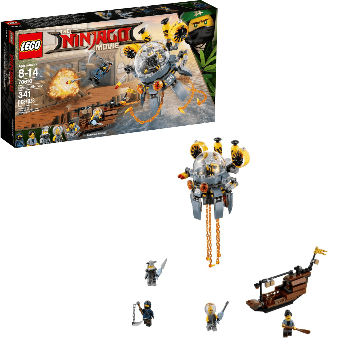 LEGO Vliegende kwal duikboot 70610 Ninjago LEGO NINJAGO @ 2TTOYS LEGO €. 44.99