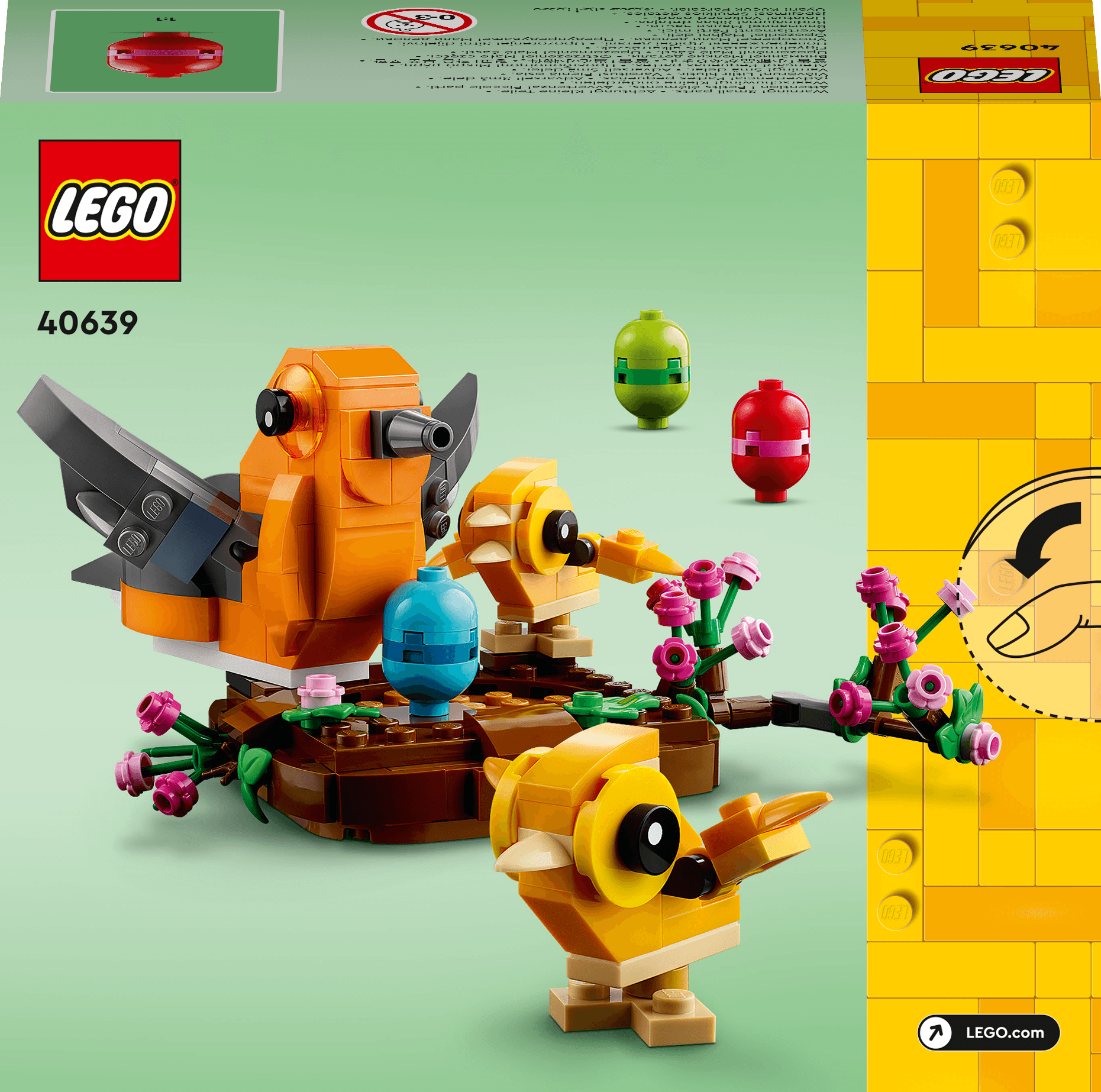 LEGO Vogelnestje 40639 Creator LEGO CREATOR @ 2TTOYS | Official LEGO shop😊🥰 LEGO €. 14.99