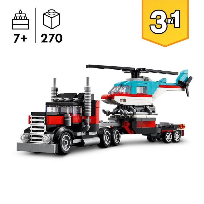 LEGO Vrachtwagen met helikopter 31146 Creator 3 in 1 LEGO CREATOR 3 IN 1 @ 2TTOYS | Official LEGO shop😊🥰 LEGO €. 16.48