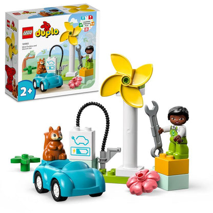 LEGO Wind turbine en electrische auto 10985 DUPLO @ 2TTOYS | Official LEGO shop😊🥰 LEGO €. 8.48