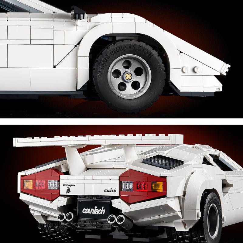 LEGO witte Lamborghini Countach 5000 Quattrovalvole 10337 Icons LEGO ICONS @ 2TTOYS | Official LEGO shop😊🥰 LEGO €. 159.99