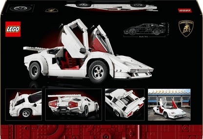 LEGO witte Lamborghini Countach 5000 Quattrovalvole 10337 Icons LEGO ICONS @ 2TTOYS | Official LEGO shop😊🥰 LEGO €. 159.99