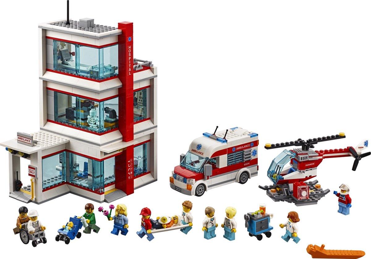 LEGO Ziekenhuis met ambulance en helikopter 60204 City LEGO CITY VILLE @ 2TTOYS | Official LEGO shop😊🥰 LEGO €. 119.49