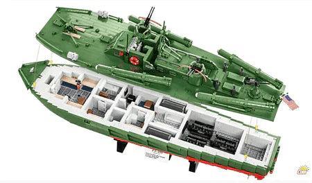 Cobi 4825 Torpedo boot PT109 COBI @ 2TTOYS COBI €. 214.99