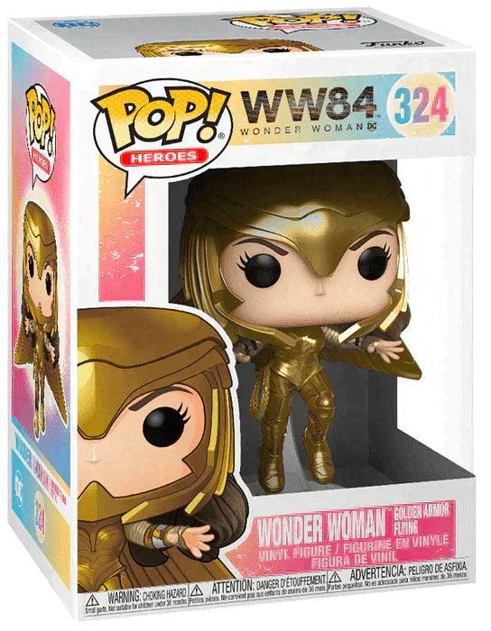 Funko Pop! 324 Wonder Woman 1984 Movies Gold Armour Flying Pose FUN 46660 FUNKO POP @ 2TTOYS FUNKO POP €. 13.49