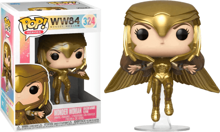 Funko Pop! 324 Wonder Woman 1984 Movies Gold Armour Flying Pose FUN 46660 FUNKO POP @ 2TTOYS | Official LEGO shop😊🥰 FUNKO POP €. 11.99