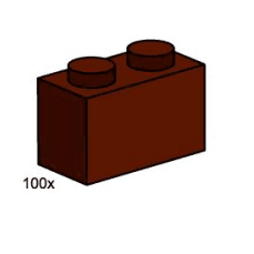 LEGO 1x2 Brown Bricks 3751 Bulk Bricks LEGO Bulk Bricks @ 2TTOYS LEGO €. 5.99