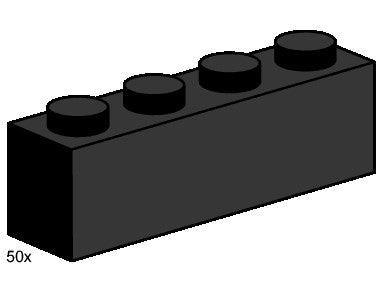 LEGO 1x4 Black Bricks 3468 Bulk Bricks LEGO Bulk Bricks @ 2TTOYS LEGO €. 5.99