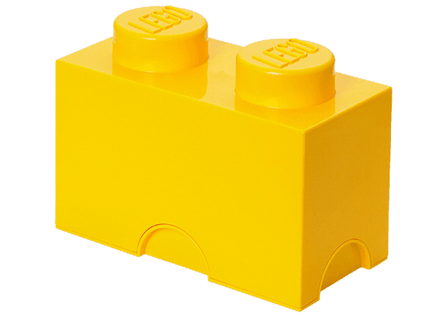 LEGO 2 stud Yellow Storage Brick 5003570 Gear LEGO Gear @ 2TTOYS | Official LEGO shop😊🥰 LEGO €. 12.49