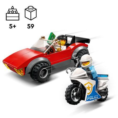 LEGO Achtervolging op de politiemotor 60392 City LEGO CITY @ 2TTOYS LEGO €. 8.48