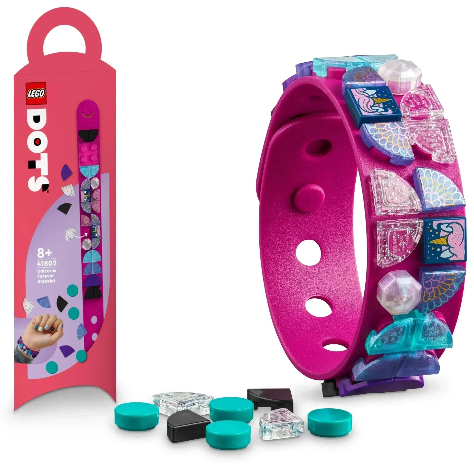 LEGO Armband - Eenhoorns voor altijd 41802 DOTS LEGO DOTS @ 2TTOYS | Official LEGO shop😊🥰 LEGO €. 4.99
