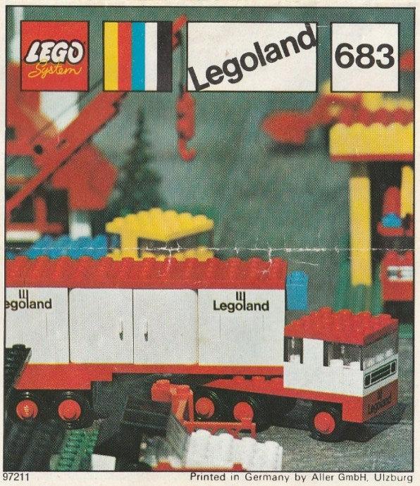 LEGO Articulated Lorry 683 LEGOLAND LEGO LEGOLAND @ 2TTOYS | Official LEGO shop😊🥰 LEGO €. 16.49