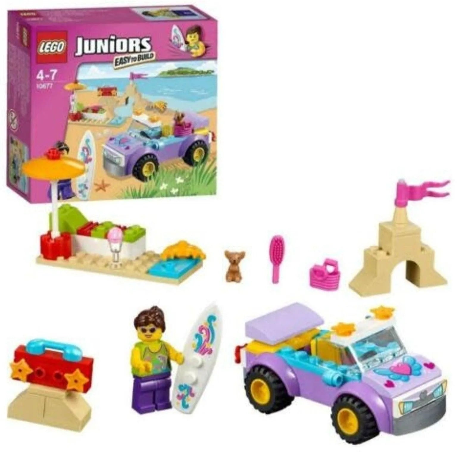 LEGO Beach Trip 10677 Juniors LEGO Juniors @ 2TTOYS | Official LEGO shop😊🥰 LEGO €. 6.99