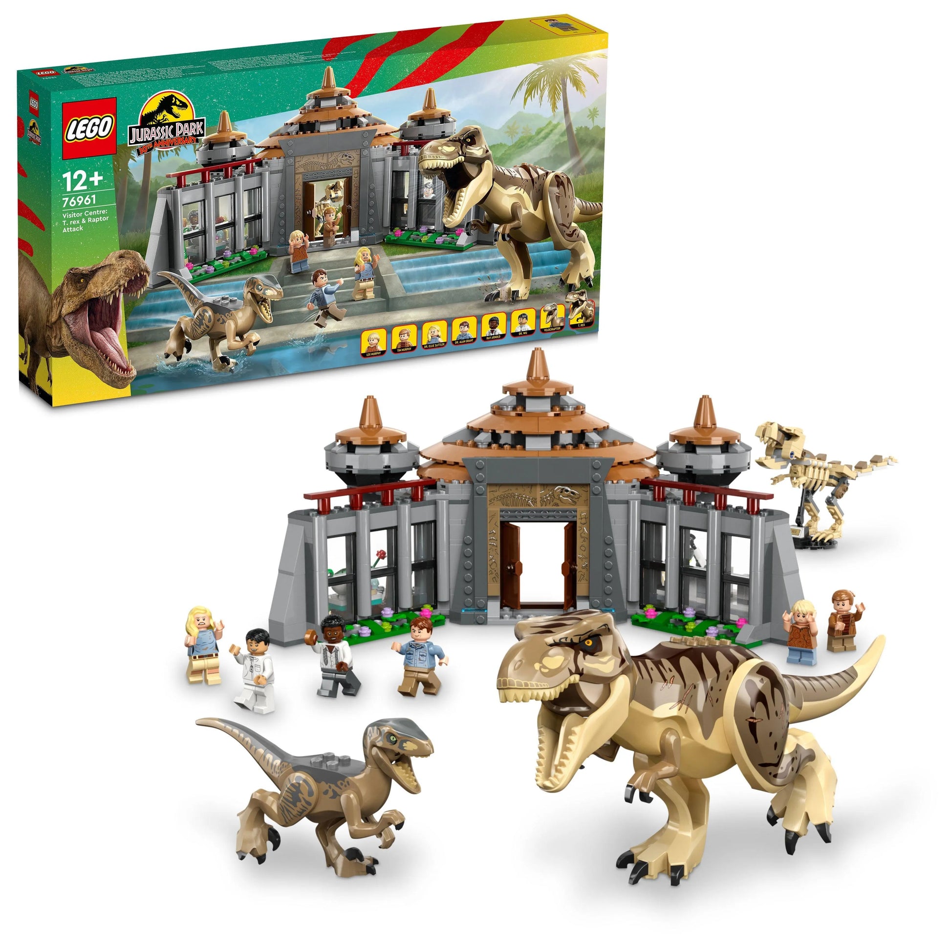 LEGO Bezoekerscentrum: T. rex & raptor aanval 76961 Jurassic World LEGO JURASSIC WORLD @ 2TTOYS | Official LEGO shop😊🥰 LEGO €. 139.99