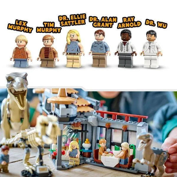 LEGO Bezoekerscentrum: T. rex & raptor aanval 76961 Jurassic World LEGO JURASSIC WORLD @ 2TTOYS | Official LEGO shop😊🥰 LEGO €. 139.99