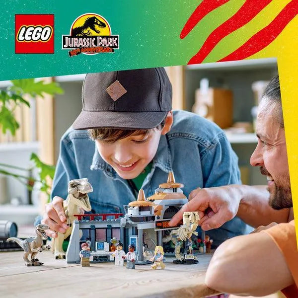 LEGO Bezoekerscentrum: T. rex & raptor aanval 76961 Jurassic World LEGO JURASSIC WORLD @ 2TTOYS | Official LEGO shop😊🥰 LEGO €. 139.99
