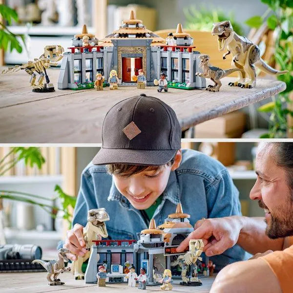 LEGO Bezoekerscentrum: T. rex & raptor aanval 76961 Jurassic World LEGO JURASSIC WORLD @ 2TTOYS | Official LEGO shop😊🥰 LEGO €. 139.99