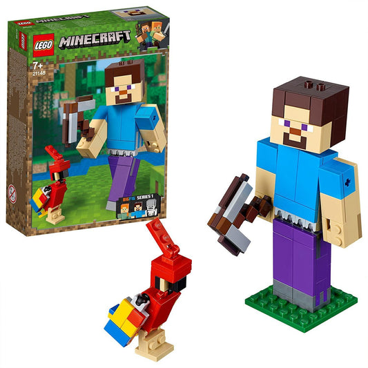 LEGO BigFig Steve met papegaai 21148 Minecraft LEGO MINECRAFT @ 2TTOYS | Official LEGO shop😊🥰 LEGO €. 22.49