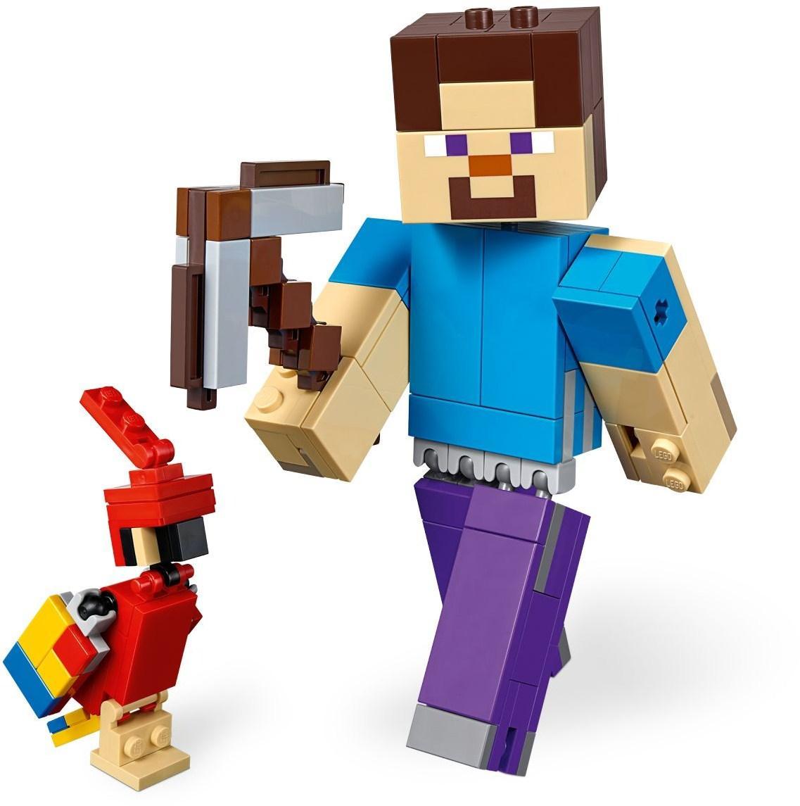 LEGO BigFig Steve met papegaai 21148 Minecraft LEGO MINECRAFT @ 2TTOYS | Official LEGO shop😊🥰 LEGO €. 22.49