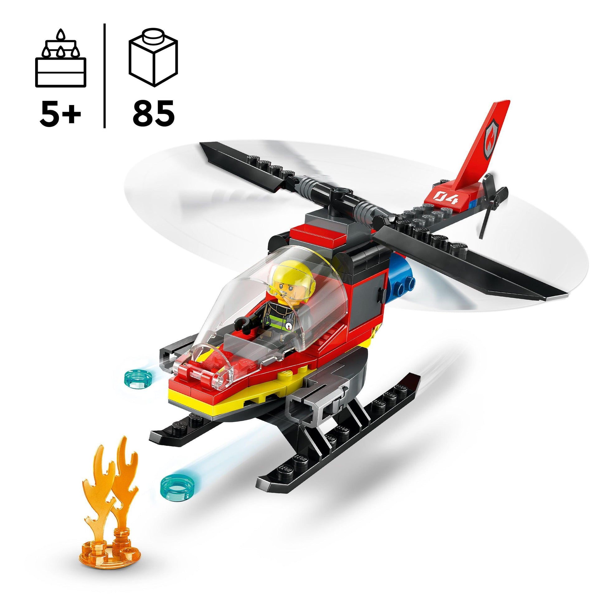 LEGO Brandweer helikopter 60411 City LEGO CITY @ 2TTOYS LEGO €. 8.49