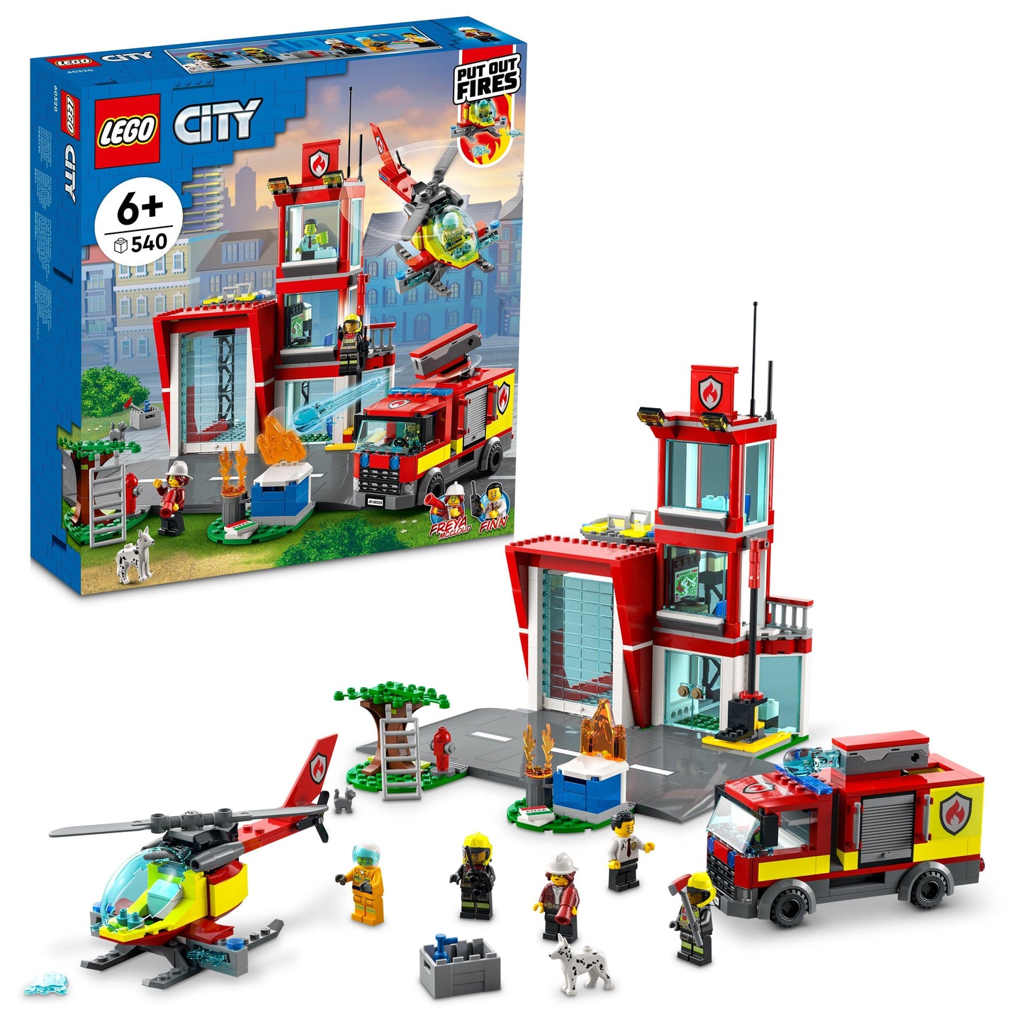 LEGO Brandweer kazerne 60320 City LEGO CITY BRANDWEER @ 2TTOYS LEGO €. 42.99