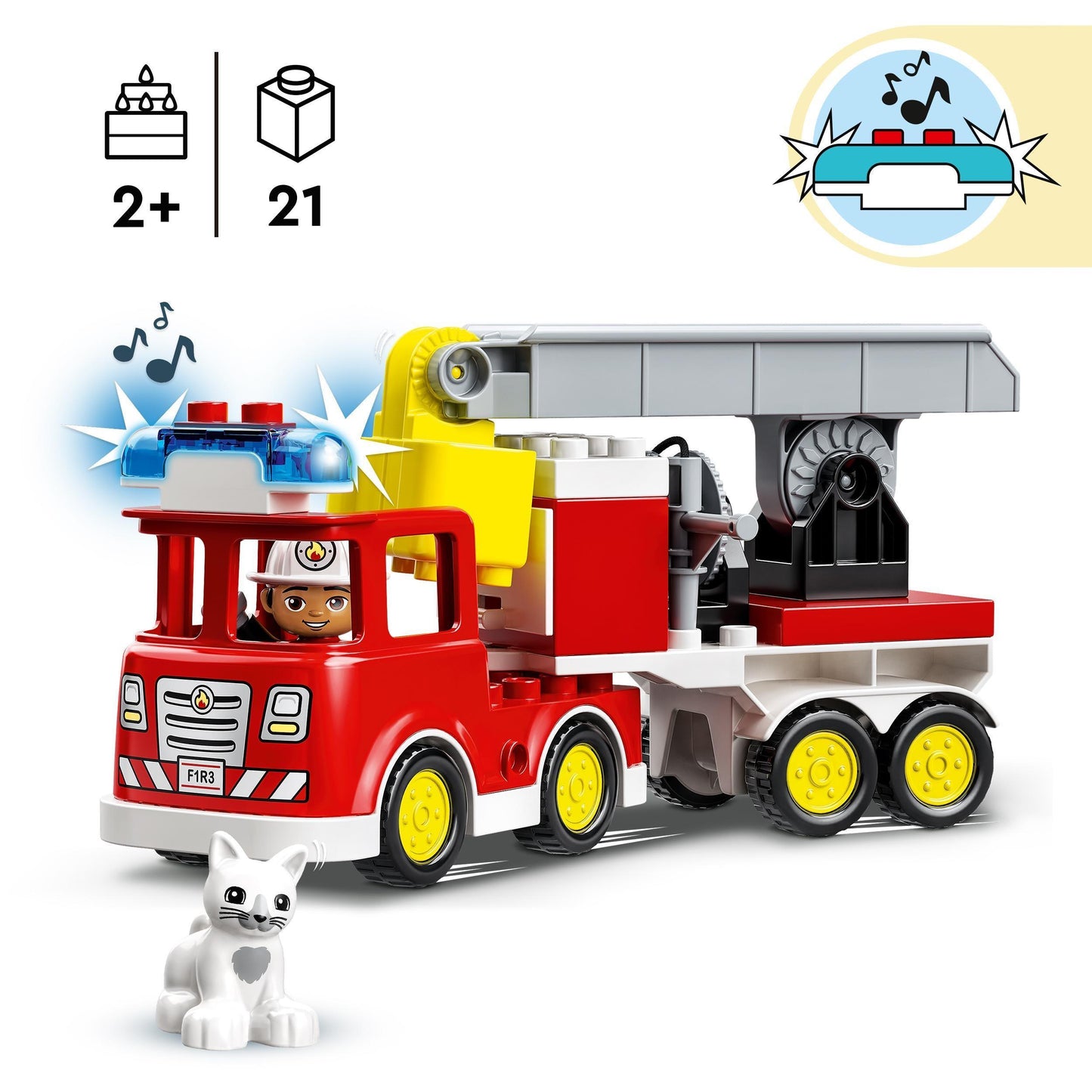 LEGO Brandweerwagen 10969 DUPLO LEGU DUPLO @ 2TTOYS LEGO €. 25.49