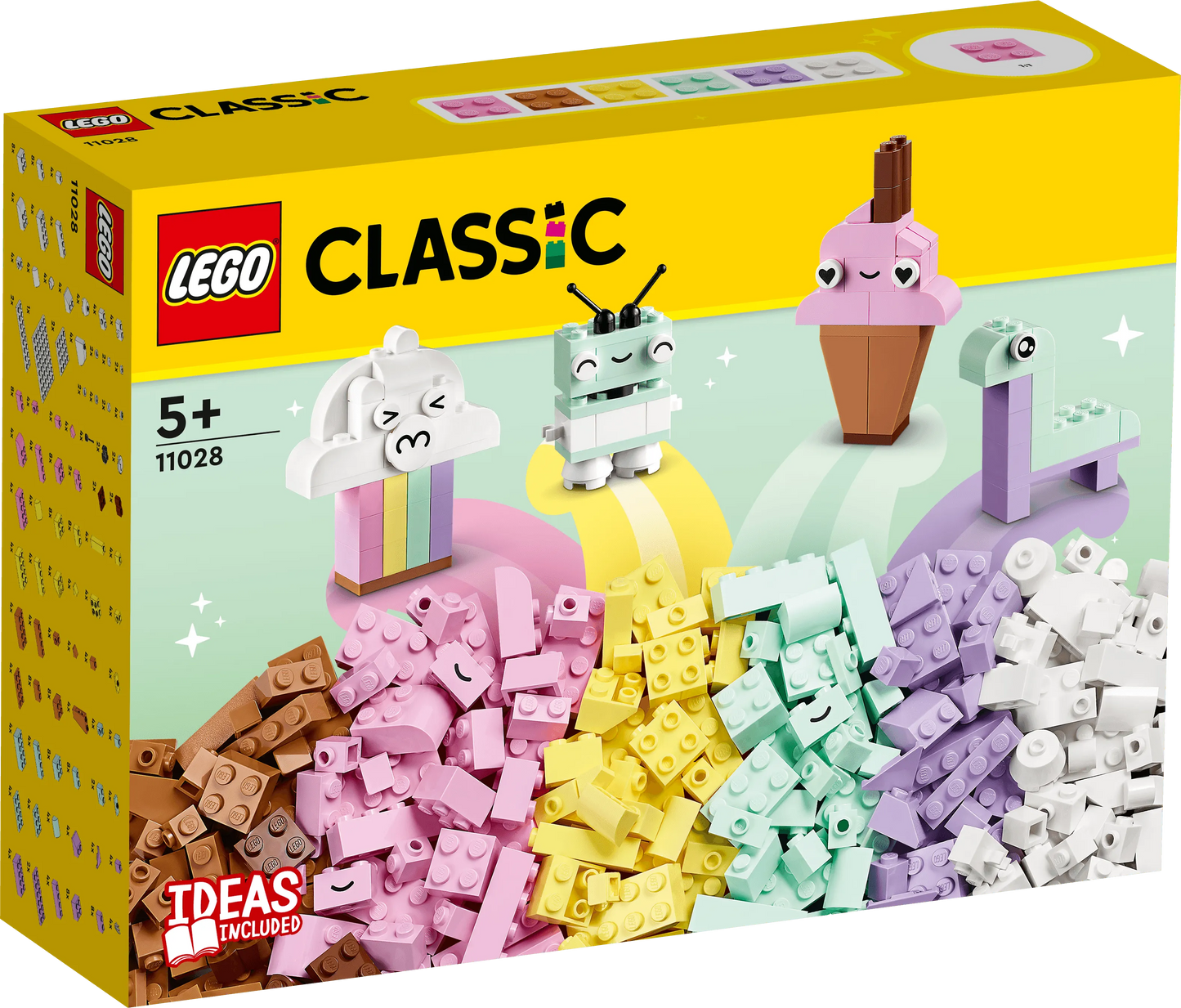 LEGO Creatief spelen met pastelkleuren 11028 Classic LEGO CLASSIC @ 2TTOYS | Official LEGO shop😊🥰 LEGO €. 16.99