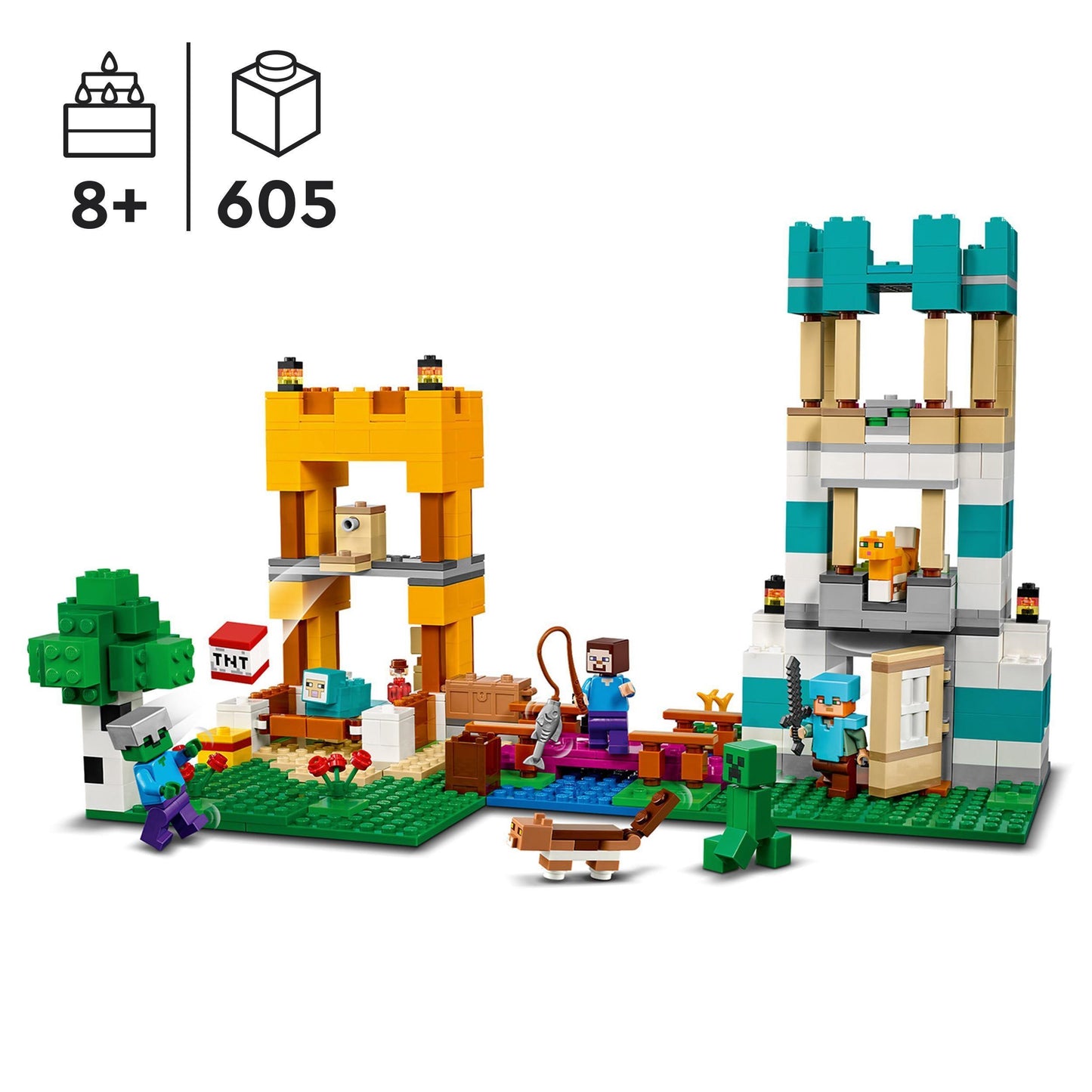 LEGO De Crafting-box 4.0 21249 Minecraft LEGO @ 2TTOYS LEGO €. 63.98