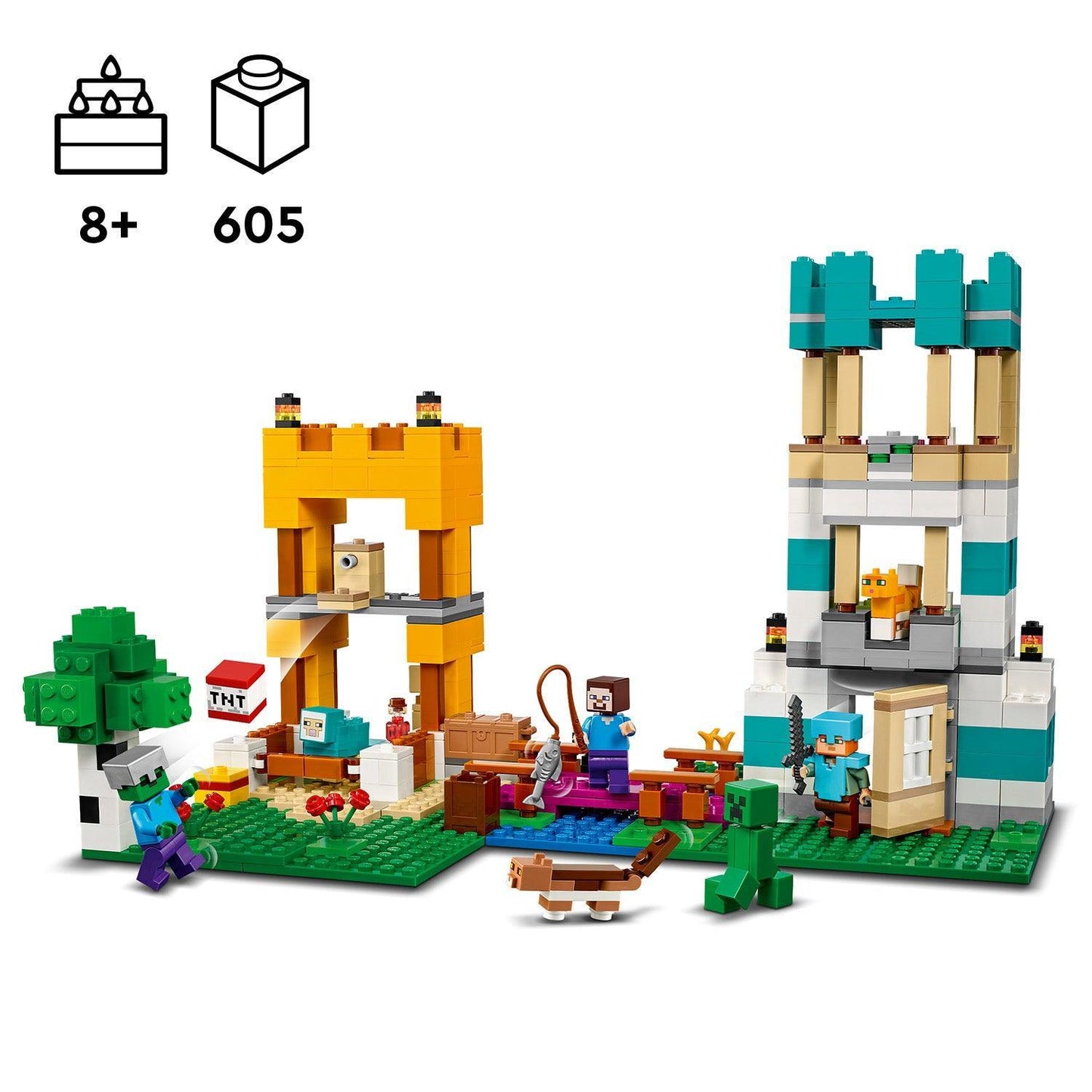 LEGO De Crafting-box 4.0 21249 Minecraft LEGO @ 2TTOYS LEGO €. 63.98