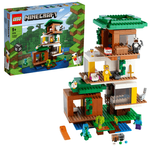 LEGO De moderne boomhut 21174 Minecraft LEGO STARWARS @ 2TTOYS LEGO €. 99.99