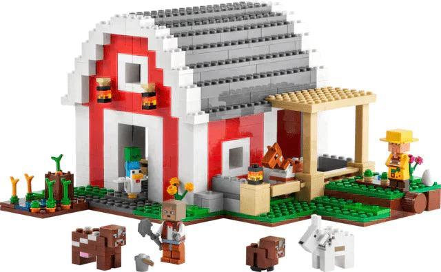 LEGO De rode schuur 21187 Minecraft LEGO MINECRFT @ 2TTOYS LEGO €. 84.49