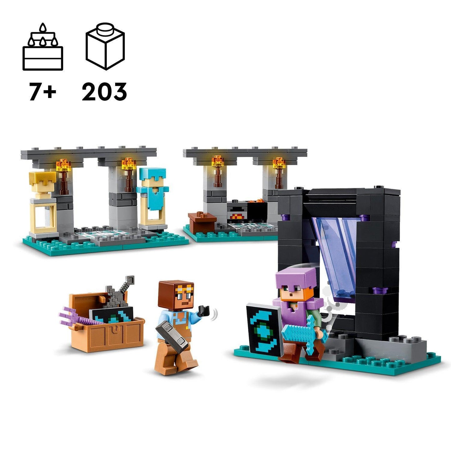 LEGO De wapensmederij 21252 Minecraft LEGO MINECRAFT @ 2TTOYS LEGO €. 16.49