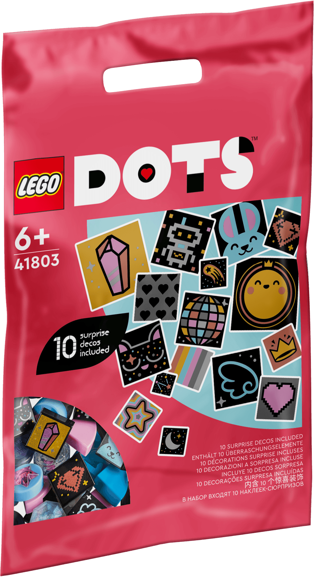 LEGO Extra DOTS Series 8 - Glitter and Shine 41803 Dots LEGO Dots @ 2TTOYS | Official LEGO shop😊🥰 LEGO €. 3.99