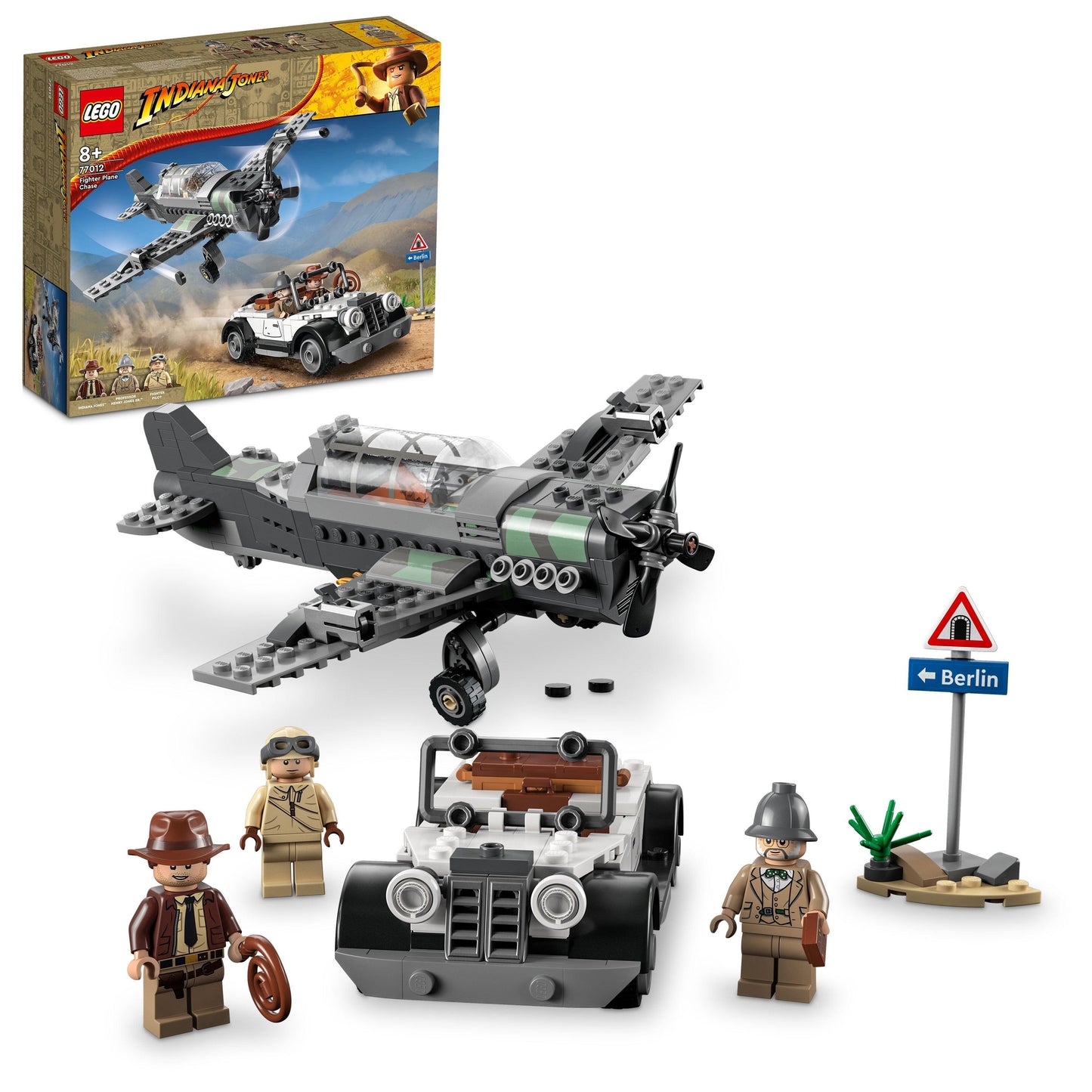 LEGO Gevechtsvliegtuig achtervolging 77012 Idiana Jones LEGO INDIANA JONES @ 2TTOYS | Official LEGO shop😊🥰 LEGO €. 39.99