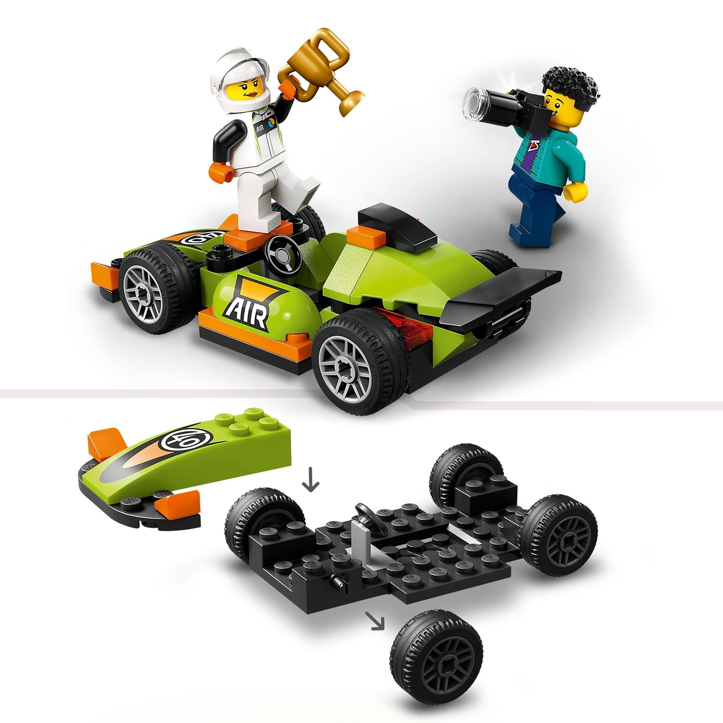 LEGO Groene Race wagen 60399 City LEGO CITY @ 2TTOYS LEGO €. 8.49