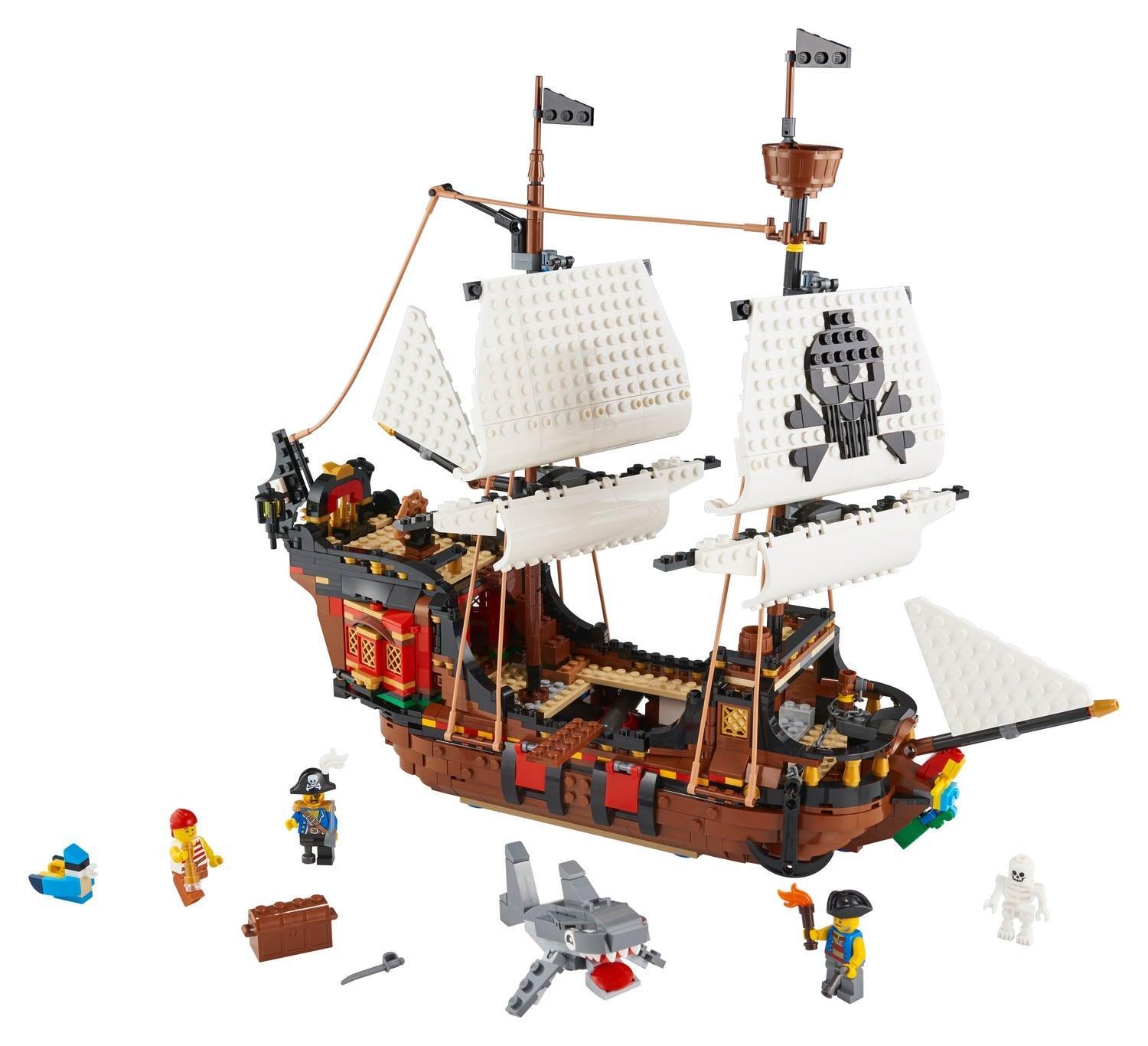 LEGO Groot Piraten schip met 2 masten 31109 Creator 3-in-1 LEGO CREATOR @ 2TTOYS LEGO €. 99.99