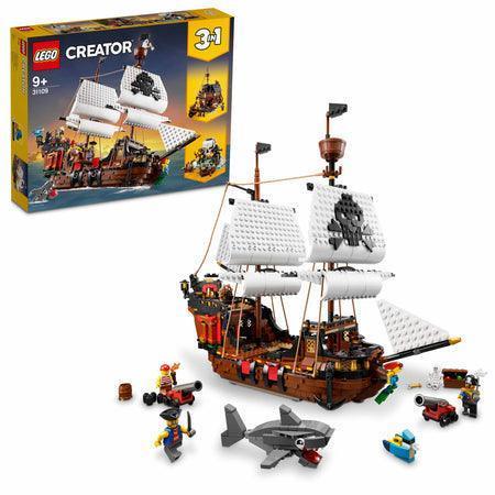 LEGO Groot Piraten schip met 2 masten 31109 Creator 3-in-1 LEGO CREATOR @ 2TTOYS | Official LEGO shop😊🥰 LEGO €. 99.99