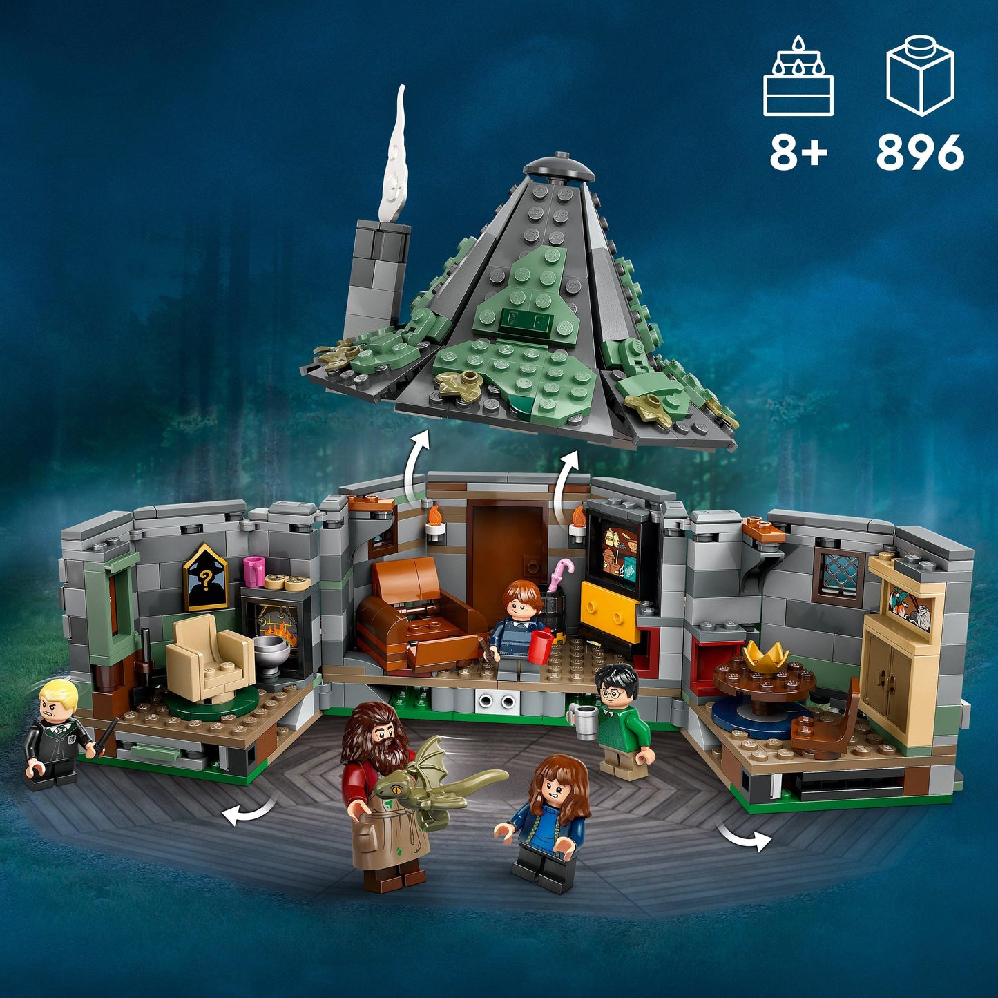 LEGO Hagrids huisje: onverwacht bezoek 76428 Harry Potter LEGO HARRY POTTER @ 2TTOYS LEGO €. 62.99