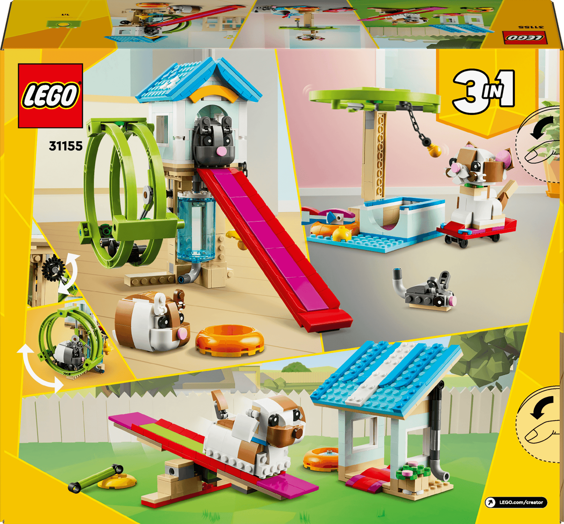 LEGO Hamsterwiel 31155 Creator LEGO CREATOR 3 IN 1 @ 2TTOYS LEGO €. 29.99