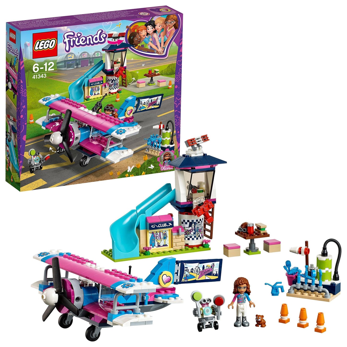 LEGO Heartlake City vliegtuigtour 41343 Friends LEGO Friends @ 2TTOYS LEGO €. 29.99