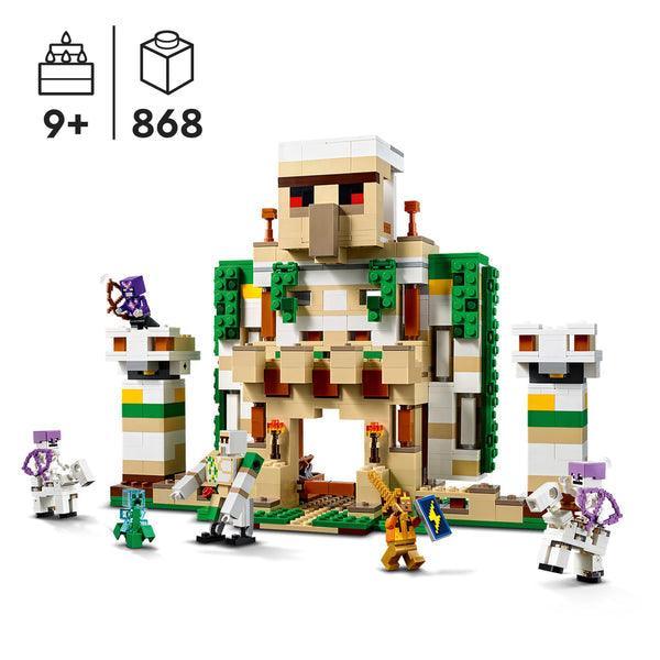 LEGO Het ijzergolemfort 21250 Minecraft LEGO MINECRAFT @ 2TTOYS | Official LEGO shop😊🥰 LEGO €. 88.99