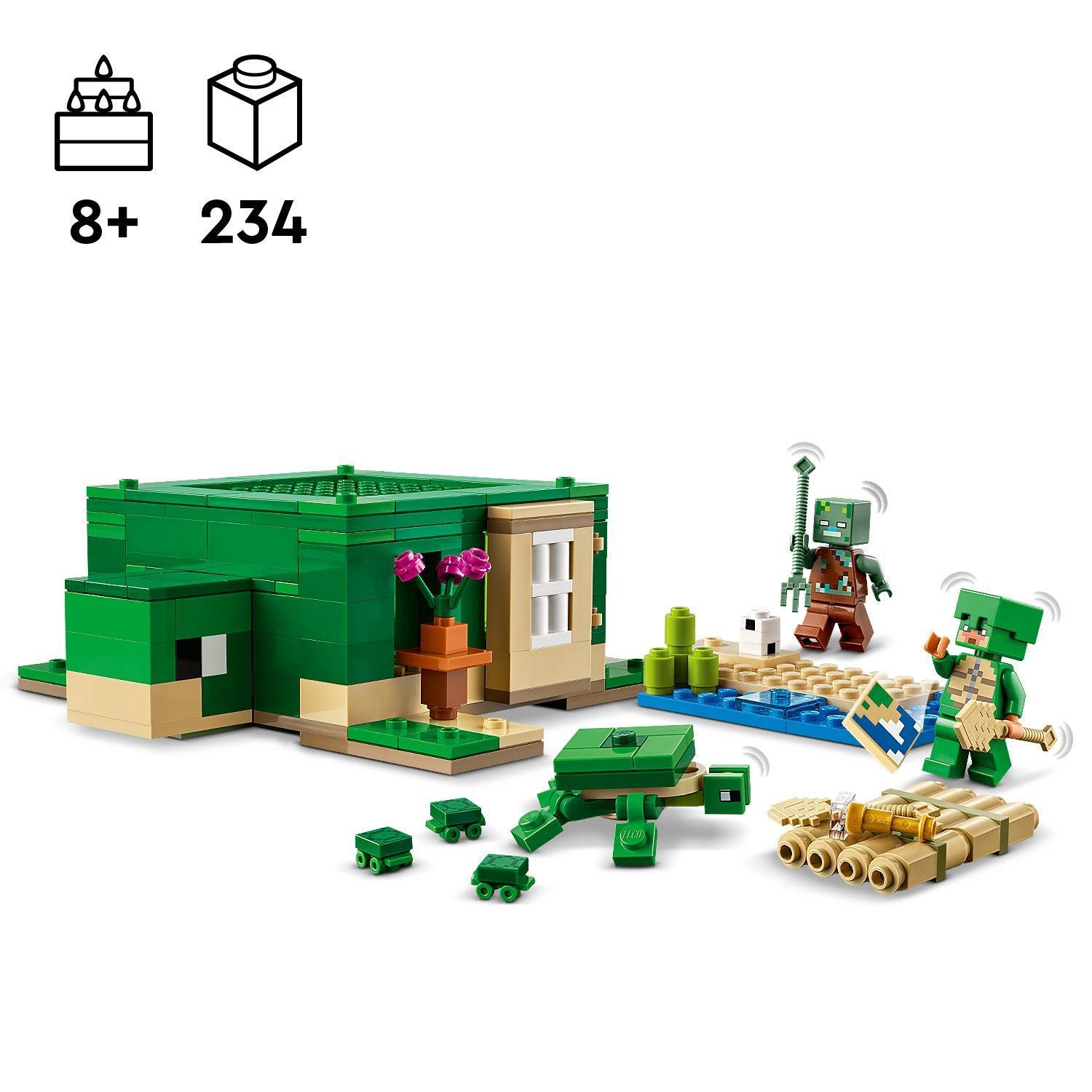 LEGO Het schildpadden strand huis 21254 Minecraft LEGO CLASSIC @ 2TTOYS | Official LEGO shop😊🥰 LEGO €. 22.98