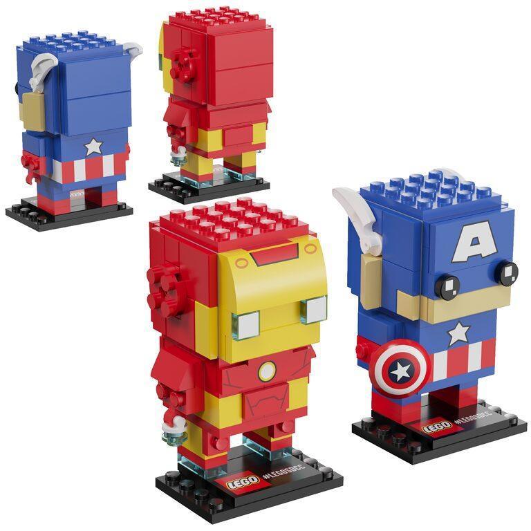 LEGO Iron Man & Captain America 41492 BrickHeadz - Marvel Super Heroes LEGO SUPERHEROES @ 2TTOYS | Official LEGO shop😊🥰 LEGO €. 39.99