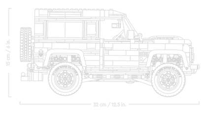 LEGO Land Rover Classic Defender 90 10317 ICONS (USED) LEGO ICONS @ 2TTOYS | Official LEGO shop😊🥰 LEGO €. 149.99