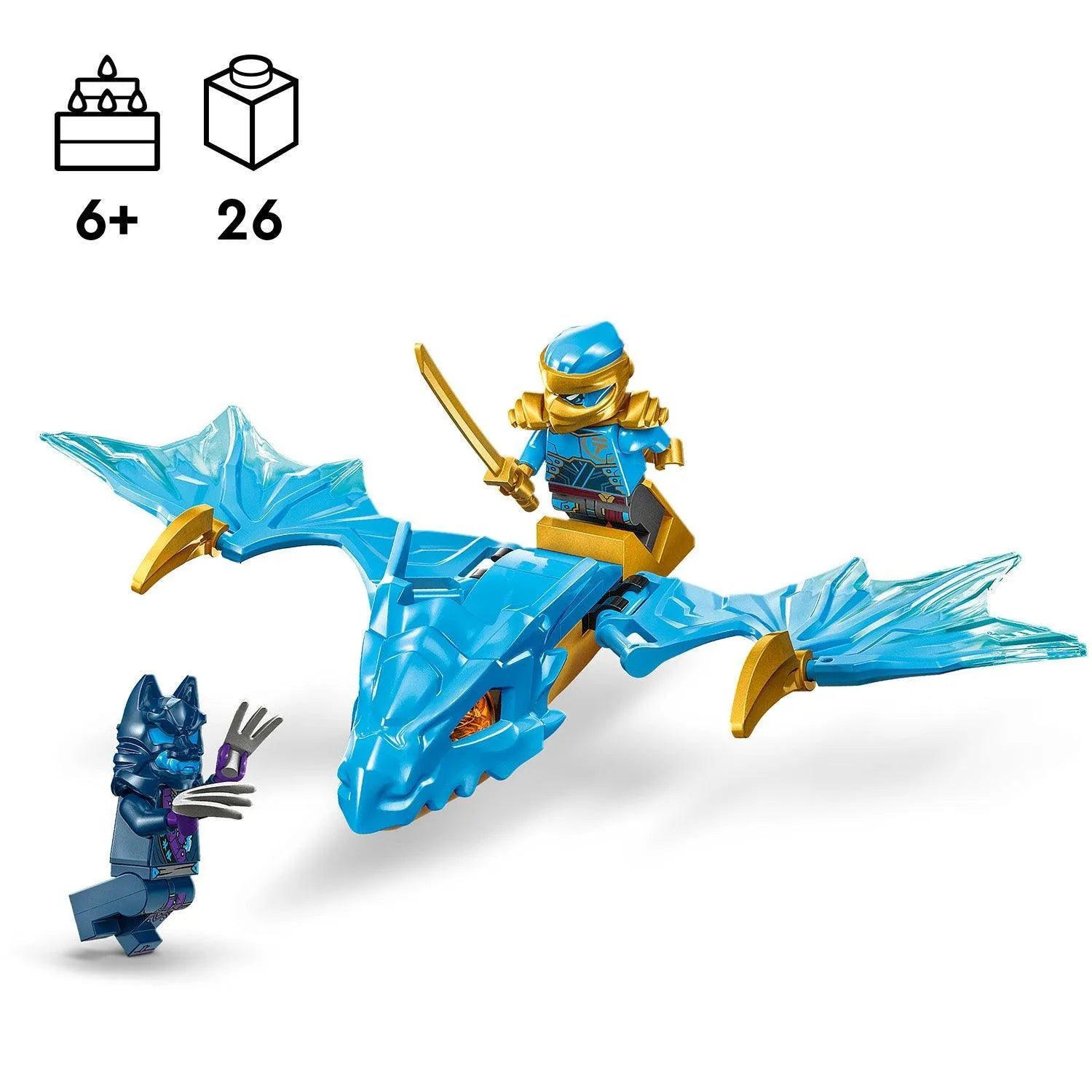 LEGO Nya's Drakenzweefvliegtuig 71802 Ninjago LEGO Ninjago @ 2TTOYS | Official LEGO shop😊🥰 LEGO €. 8.48