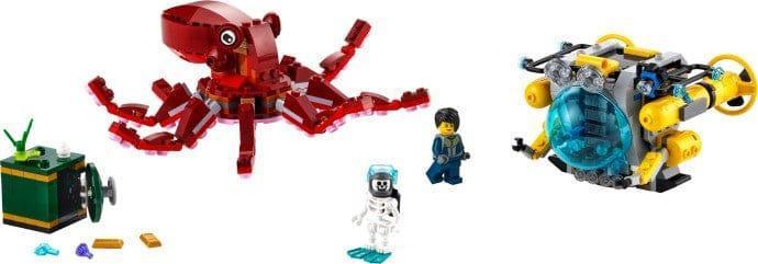 LEGO Onderzeeër met octopus 31130 Creator 3 in 1 LEGO CREATOR @ 2TTOYS | Official LEGO shop😊🥰 LEGO €. 29.99