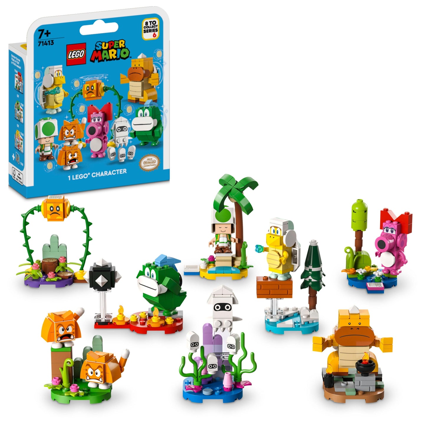 LEGO Personagepakketten – serie 6 / 71413 SuperMario complete set. LEGO SUPERMARIO @ 2TTOYS | Official LEGO shop😊🥰 LEGO €. 44.99